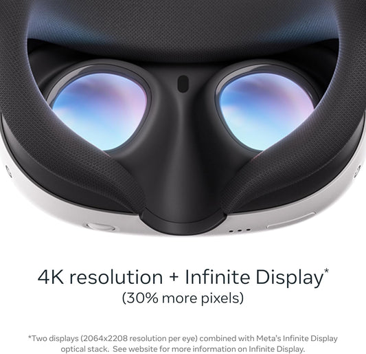 3 512GB — Ultimate Mixed Reality Experiences — All-In-One Headset with Controllers, 4K Resolution + Infinite Display