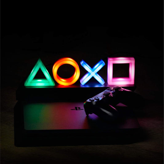 Playstation Icons Light with 3 Light Modes - Sound Reactive, Dynamic Phasing, and Standard Mode - Gaming Room Decor and Gamer Lighting |