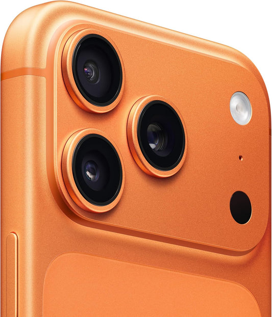 Iphone 17 Pro 256 GB: 6.3-Inch Display with Promotion up to 120Hz, A19 Pro Chip, Breakthrough Battery Life, Pro Fusion Camera System with Center Stage Front Camera; Cosmic Orange