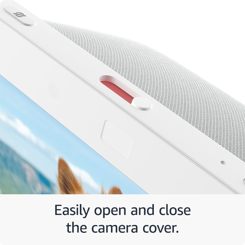 Echo Show 8 (Newest Gen) | HD Smart Touchscreen with Spatial Audio, Smart Home Hub and Alexa | Glacier White