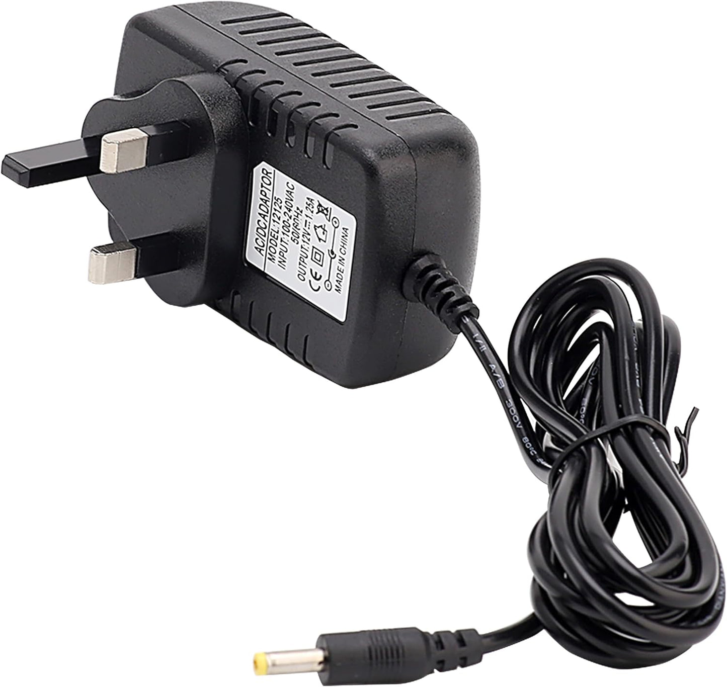 15W Power Supply Black, Compatible with Echo Dot (3Rd / 4Th / 5Th) Gen Dot with Clock Dot Kids Edition Show 5 (1St & 2Nd Gen) Spot Pop Fire TV Cube Power Cord