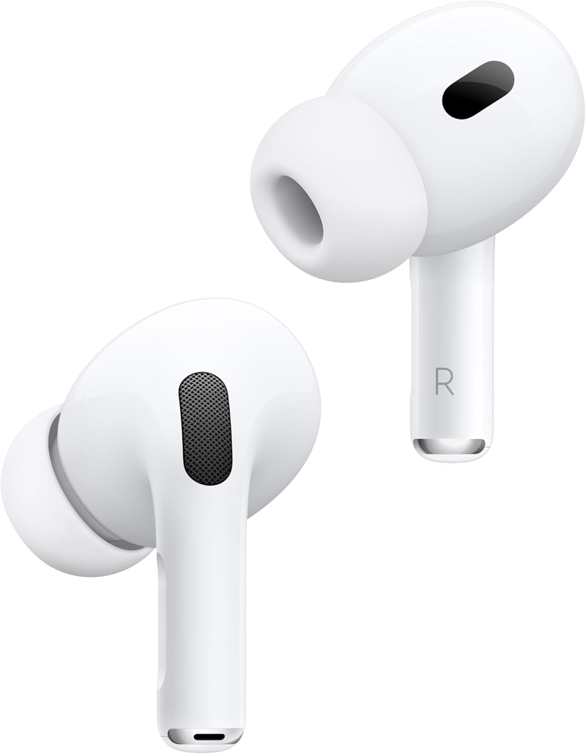 Airpods Pro 2 Wireless Earbuds, Bluetooth Headphones, Active Noise Cancellation, Hearing Aid Feature, Transparency, Personalised Spatial Audio, High Fidelity Sound, H2 Chip, USB C Charging
