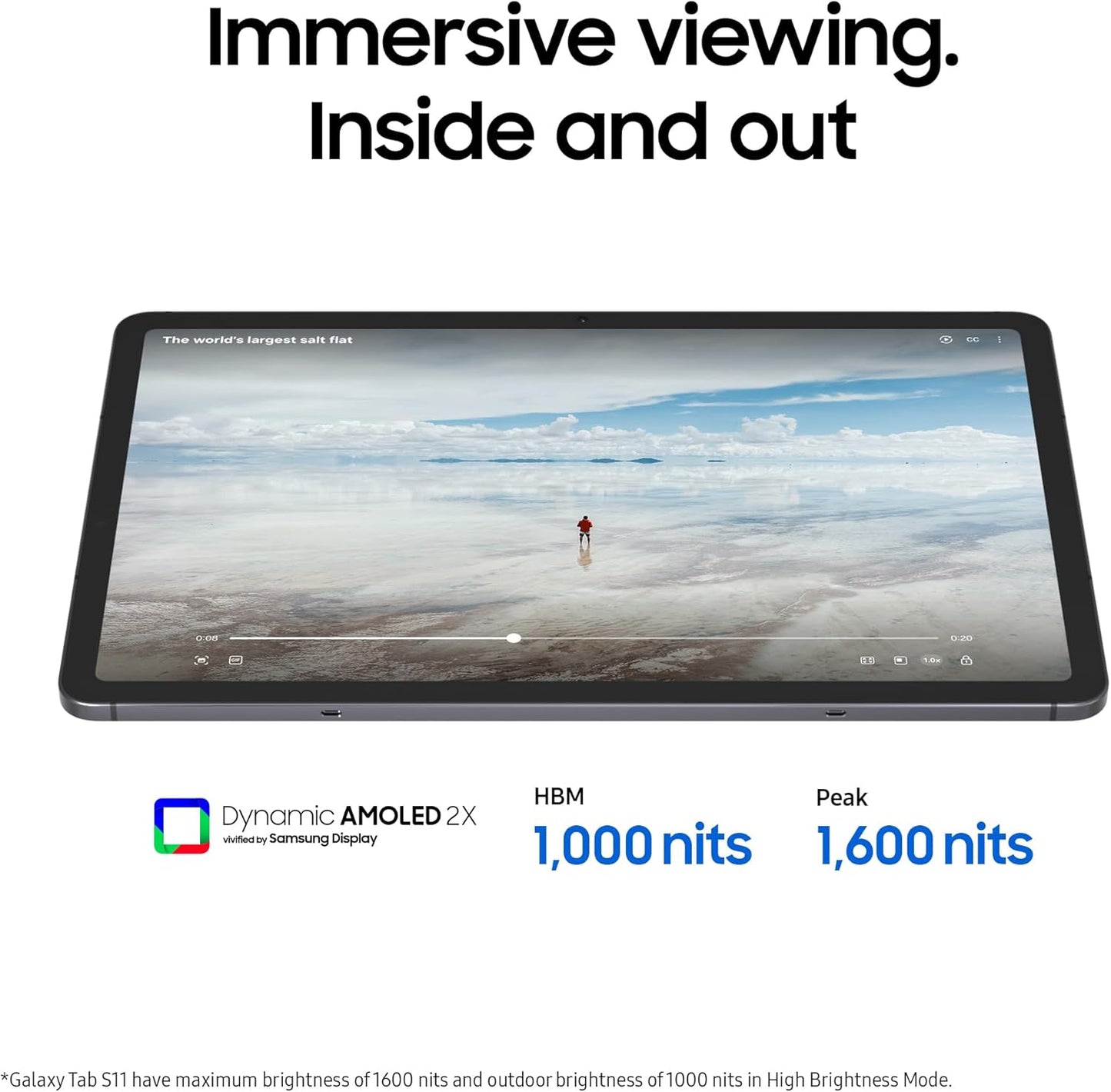 Galaxy Tab S11, AI Tablet, Wi-Fi , Lightweight Design, Multi-Modal AI Tools, Dex Connect, 512GB Storage, 12GB Memory, Long Battery Life, Silver, 3 Year  Extended Warranty (UK Version)