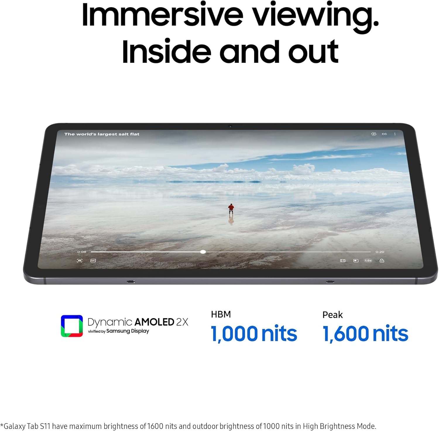 Galaxy Tab S11, AI Tablet, Wi-Fi , Lightweight Design, Multi-Modal AI Tools, Dex Connect, 512GB Storage, 12GB Memory, Long Battery Life, Silver, 3 Year  Extended Warranty (UK Version)