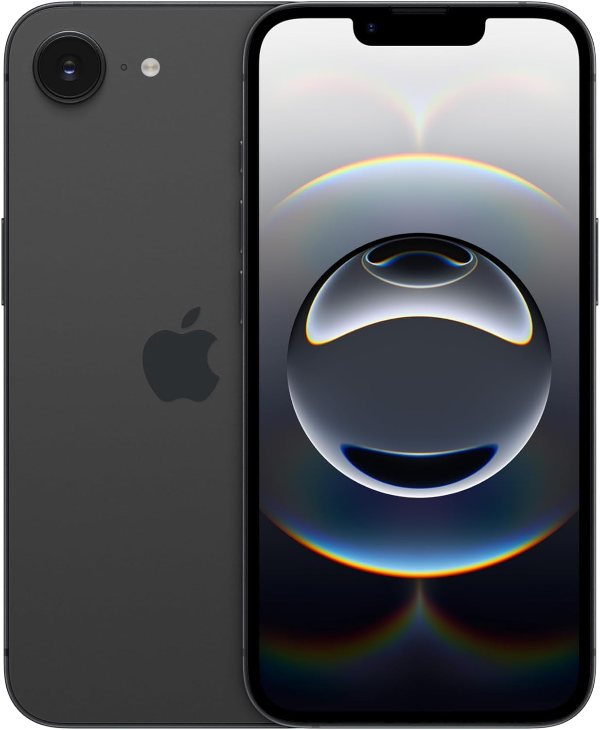 Iphone 16E 128GB: Built for  Intelligence, A18 Chip, Supersized Battery Life, 48MP Fusion Camera, 6.1-Inch Super Retina XDR Display; Black
