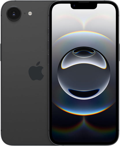 Iphone 16E 128GB: Built for  Intelligence, A18 Chip, Supersized Battery Life, 48MP Fusion Camera, 6.1-Inch Super Retina XDR Display; Black