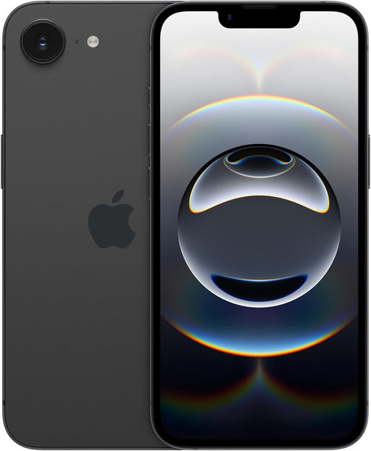 Iphone 16E 128GB: Built for  Intelligence, A18 Chip, Supersized Battery Life, 48MP Fusion Camera, 6.1-Inch Super Retina XDR Display; Black