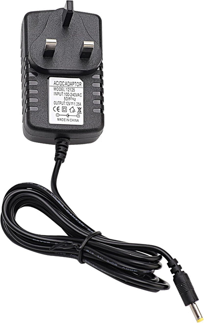 15W Power Supply Black, Compatible with Echo Dot (3Rd / 4Th / 5Th) Gen Dot with Clock Dot Kids Edition Show 5 (1St & 2Nd Gen) Spot Pop Fire TV Cube Power Cord