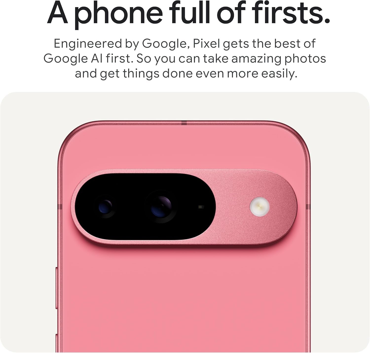 Pixel 9 with 45W Charger - Unlocked Android Smartphone with Gemini, Advanced Camera, 24-Hour Battery, and 6.3" Actua Display - Obsidian, 128GB