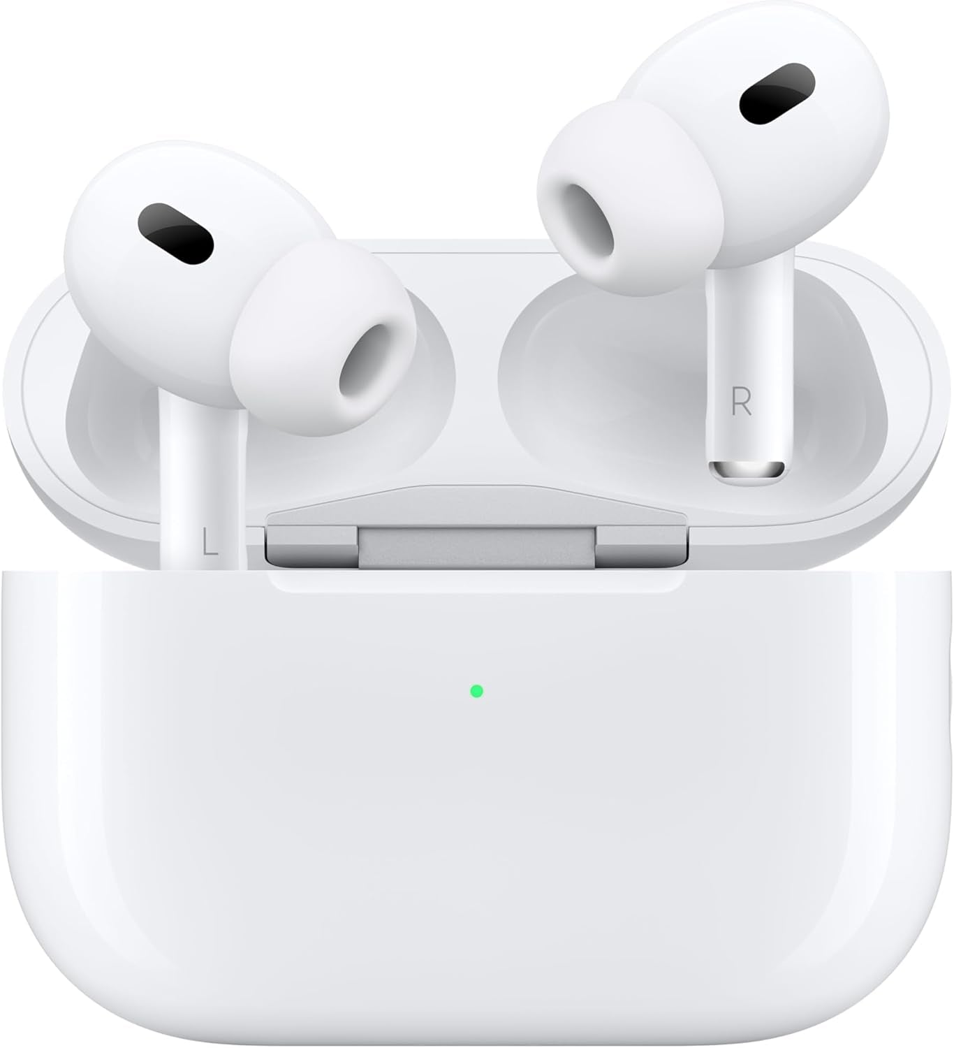 Airpods Pro 2 Wireless Earbuds, Bluetooth Headphones, Active Noise Cancellation, Hearing Aid Feature, Transparency, Personalised Spatial Audio, High Fidelity Sound, H2 Chip, USB C Charging