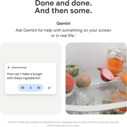 Pixel 9 Pro - Unlocked Android Smartphone with Gemini, Triple Rear Camera System, 24-Hour Battery, and 6.3" Super Actua Display - Obsidian, 128GB