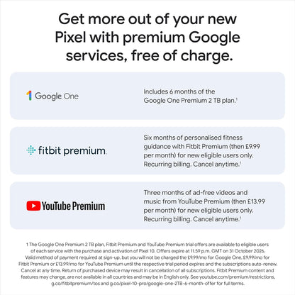 Pixel 10 - Unlocked Android Smartphone with Gemini, Advanced Triple Rear Camera, 24+ Hour Battery and 6.3" Actua Display - Obsidian, 128GB