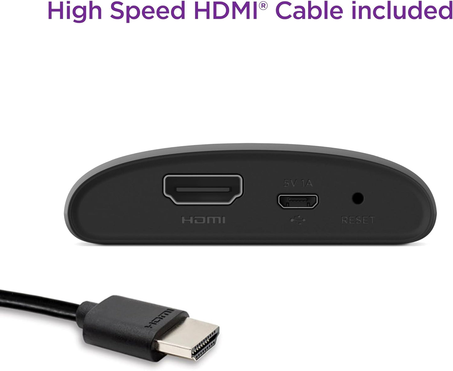 Express (New, 2023) HD Streaming Device with High-Speed HDMI Cable and Standard Remote (No TV Controls), Guided Setup and Fast Wi-Fi