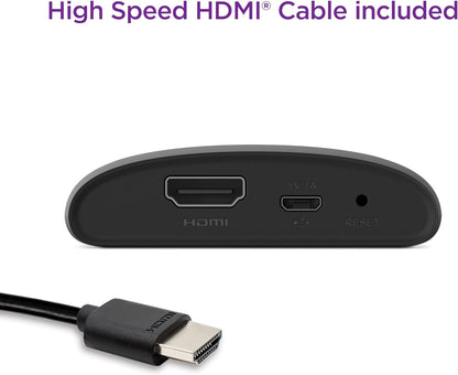 Express (New, 2023) HD Streaming Device with High-Speed HDMI Cable and Standard Remote (No TV Controls), Guided Setup and Fast Wi-Fi