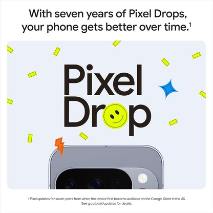 Pixel 10 Pro - Unlocked Android Smartphone with Gemini, Triple Rear Camera System, 24+ Hour Battery and 6.3" Super Actua Display - Moonstone, 256GB