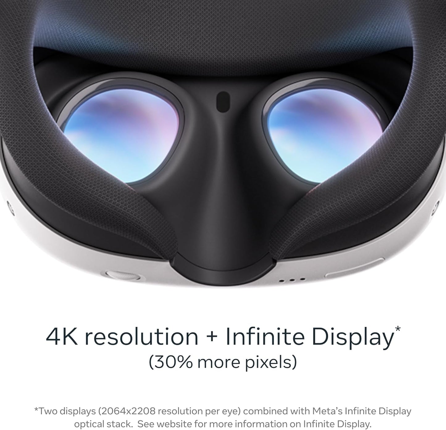 3 512GB — Ultimate Mixed Reality Experiences — All-In-One Headset with Controllers, 4K Resolution + Infinite Display