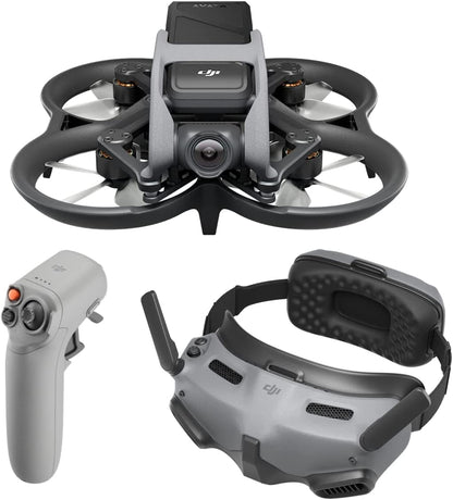 Avata Explorer Combo - First-Person View Drone with Camera, UAV Quadcopter with 4K Stabilized Video, Super-Wide 155° FOV, Emergency Brake and Hover, Includes New RC Motion 2 and Goggles Integra