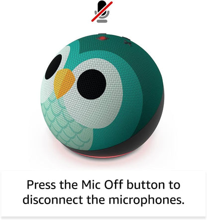 Echo Dot Kids (Newest Gen) | Wi-Fi and Bluetooth Smart Speaker with Alexa | with 1 Year of  Kids+ Content | Dragon