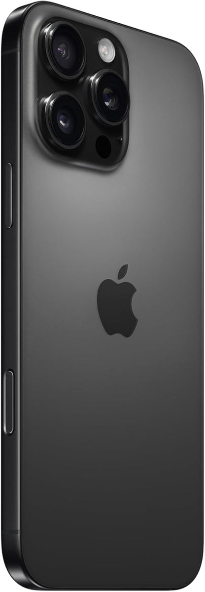 Iphone 16 Pro 256 GB: 5G Mobile Phone with  Intelligence, Camera Control, 4K 120 Fps Dolby Vision and a Huge Leap in Battery Life. Works with Airpods; Black Titanium