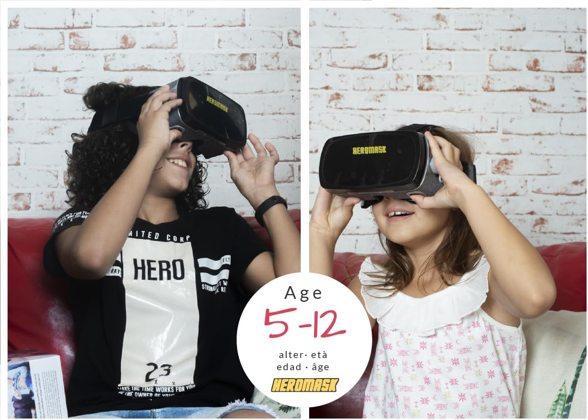 : VR Headset for Kids + Game to Learn Spanish, French… Stem Toys. Kids Gifts for Boys and Girls for Age 5 6 7 8 9 10 11 12 Years Old. Educational