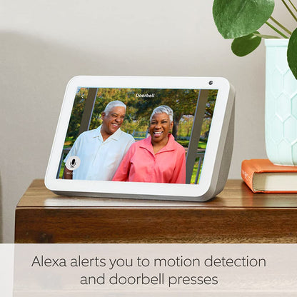 Video Doorbell | Two-Way Audio, HD Video, Long-Lasting Battery Life, Motion Detection, Chime App Alerts, Works with Alexa (Black)