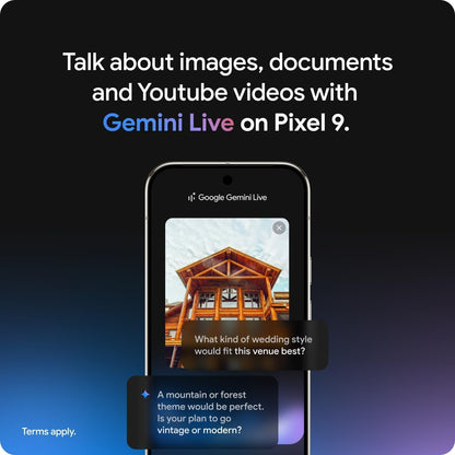 Pixel 9 with 45W Charger - Unlocked Android Smartphone with Gemini, Advanced Camera, 24-Hour Battery, and 6.3" Actua Display - Obsidian, 128GB