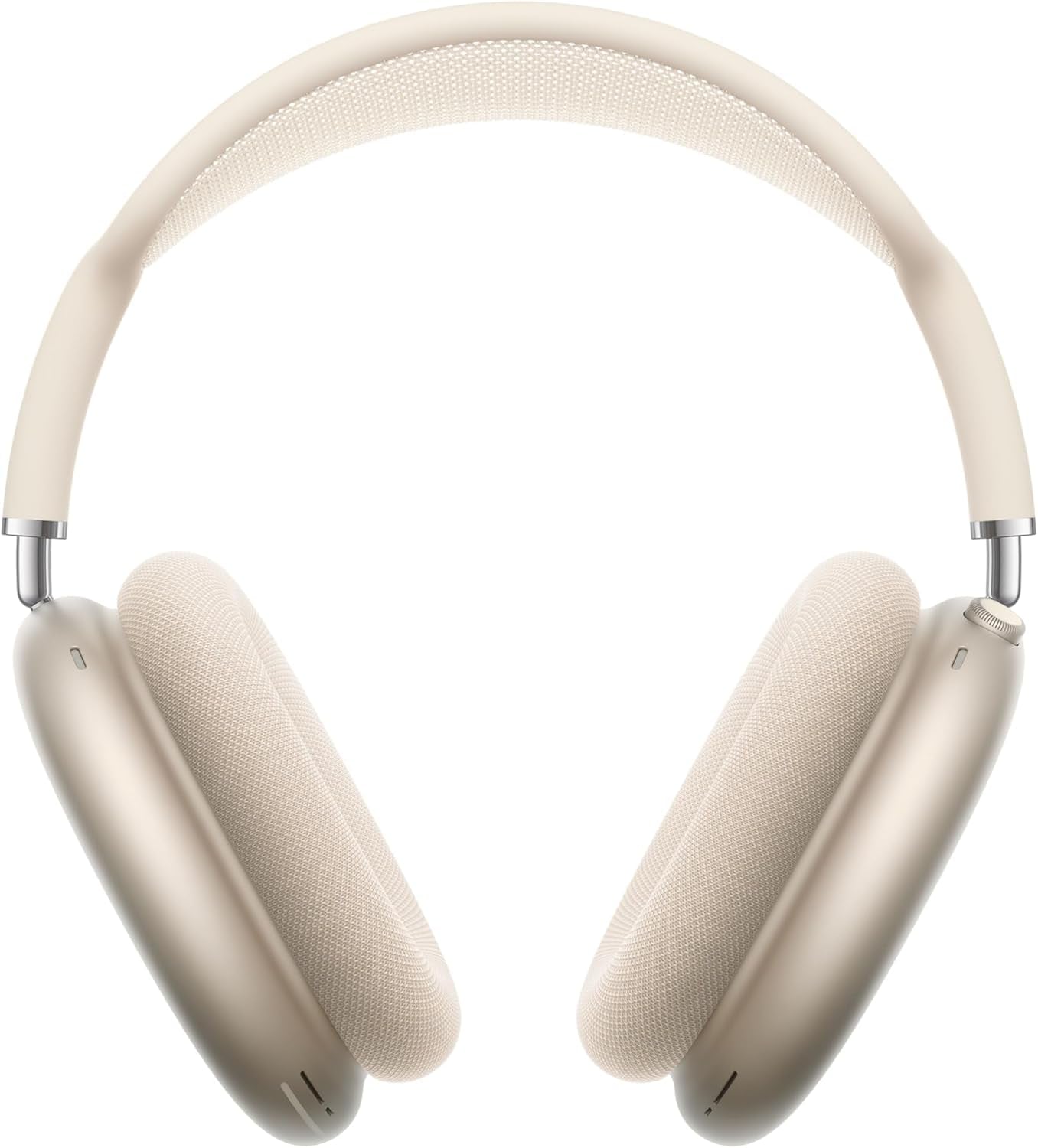 Airpods Max Wireless Over-Ear Headphones, Pro-Level Active Noise Cancellation, Transparency Mode, Personalised Spatial Audio, USB-C Charging, Bluetooth Headphones for Iphone, Starlight ​​​​​​​