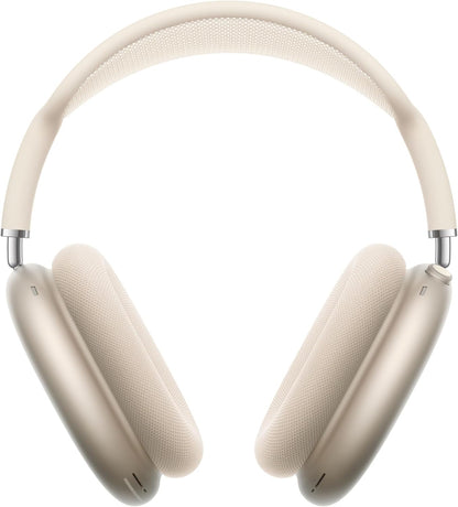 Airpods Max Wireless Over-Ear Headphones, Pro-Level Active Noise Cancellation, Transparency Mode, Personalised Spatial Audio, USB-C Charging, Bluetooth Headphones for Iphone, Starlight ​​​​​​​