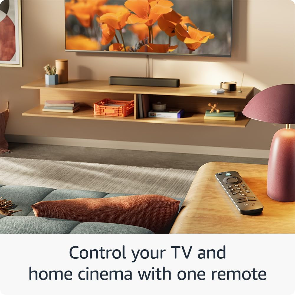 Fire TV Stick HD (Newest Gen), Free and Live TV, Alexa Voice Remote, Smart Home Controls, HD Streaming