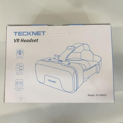 VR Headset for Phone, Virtual Reality Headsets with HD 110°FOV Anti-Blue Light Lenses & Adjustable Gears, 3D VR Headset for Kids Compatible Iphone Samsung Android 4.7-7.2"