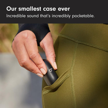 Solo Buds — Wireless Bluetooth Earbuds | 18 Hours of Battery Life | Apple & Android Compatibility | Built-In Microphone - Matte Black