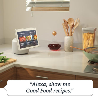 Echo Show 10 (Newest Gen) | HD Smart Display with Motion and Alexa | Charcoal Fabric