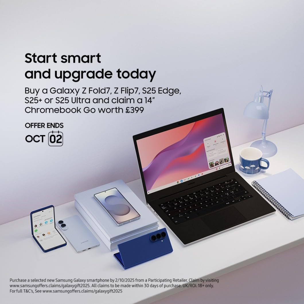 Galaxy S25 Ultra AI Smartphone, Galaxy AI, 12GB Memory, 512GB Storage, 200MP Camera, S Pen Included, Titanium Silverblue, 3 Year Manufacturer Extended Warranty (UK Version)