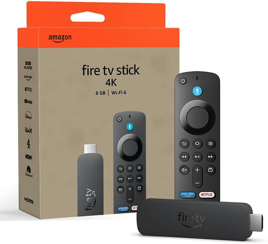 Fire TV Stick 4K (Newest Gen), Supports Wi-Fi 6, Dolby Vision/Atmos, HDR10+