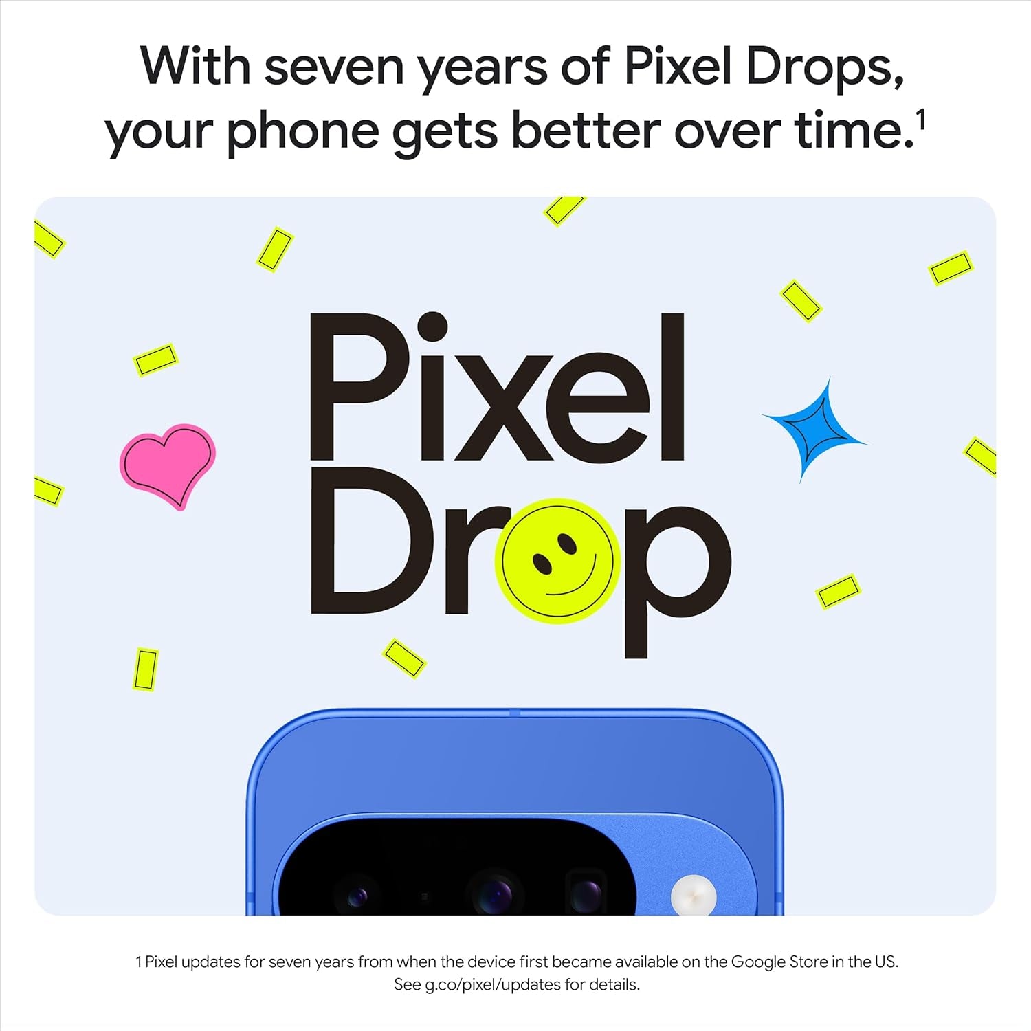 Pixel 10 - Unlocked Android Smartphone with Gemini, Advanced Triple Rear Camera, 24+ Hour Battery and 6.3" Actua Display - Obsidian, 128GB