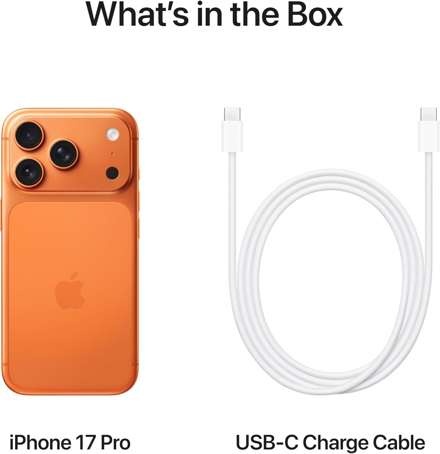 Iphone 17 Pro 256 GB: 6.3-Inch Display with Promotion up to 120Hz, A19 Pro Chip, Breakthrough Battery Life, Pro Fusion Camera System with Center Stage Front Camera; Cosmic Orange