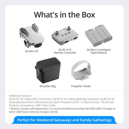 Mini 4K Camera Drone Combo, Drone with 4K UHD Camera for Adults, under 249 G, 3-Axis Gimbal Stabilization, 10Km Video Transmission, Auto Return, 2 Batteries for 62-Min Max Flight Time, Quickshots