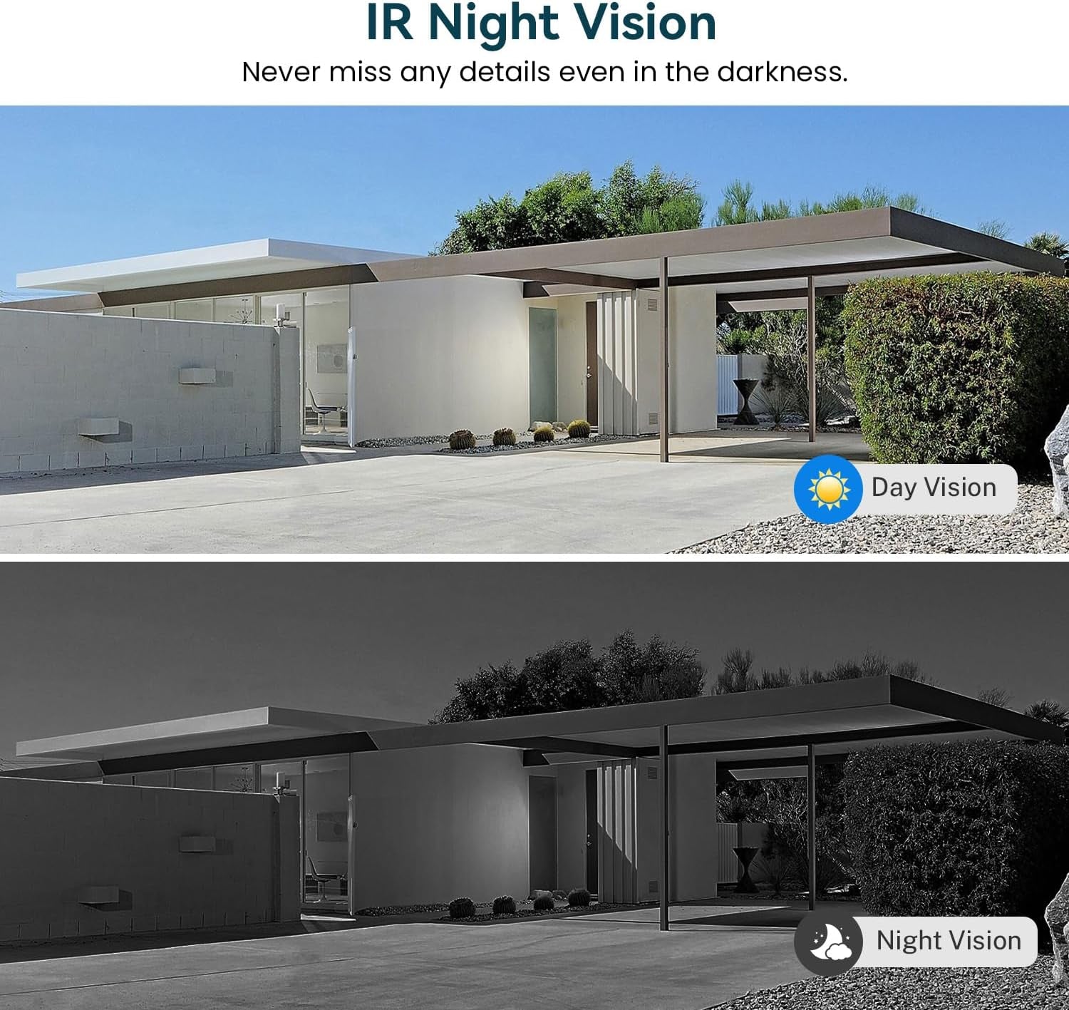 1080P Wireless Video Doorbell Camera, AI Human Detection, Night Vision, 2-Way Audio, Battery Powered, Cloud Storage, 2.4G Wifi, Indoor Outdoor Surveillance (Black)