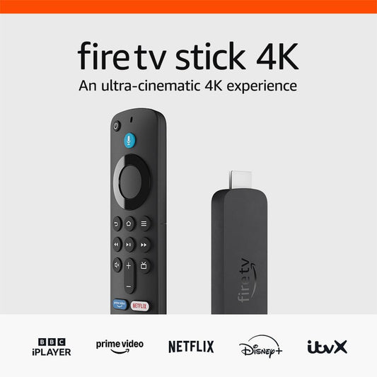 Fire TV Stick 4K (Newest Gen), Supports Wi-Fi 6, Dolby Vision/Atmos, HDR10+
