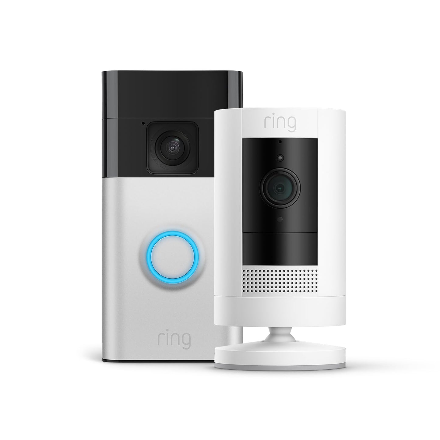 Battery Video Doorbell +  Outdoor Camera Battery | DIY Wireless Doorbell Security Camera | Head-To-Toe View, HD Video, Easy Installation (5Min) | 30-Day Free Trial of  Home