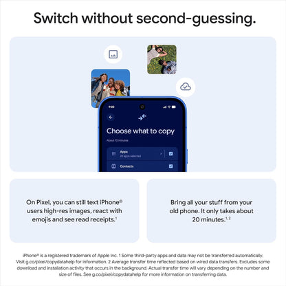 Pixel 10 - Unlocked Android Smartphone with Gemini, Advanced Triple Rear Camera, 24+ Hour Battery and 6.3" Actua Display - Lemongrass, 128GB
