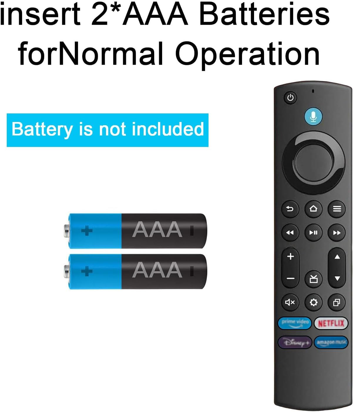 Replacement Voice Stick Compatible for Fire Tv Stick(1St /2Nd/3Rd Gen,4K,Lite) - Compatible with Amazon Fire Stick(1St/2Nd/3Rd Gen) Insignia/Toshiba/Pioneer Fire Smart TV