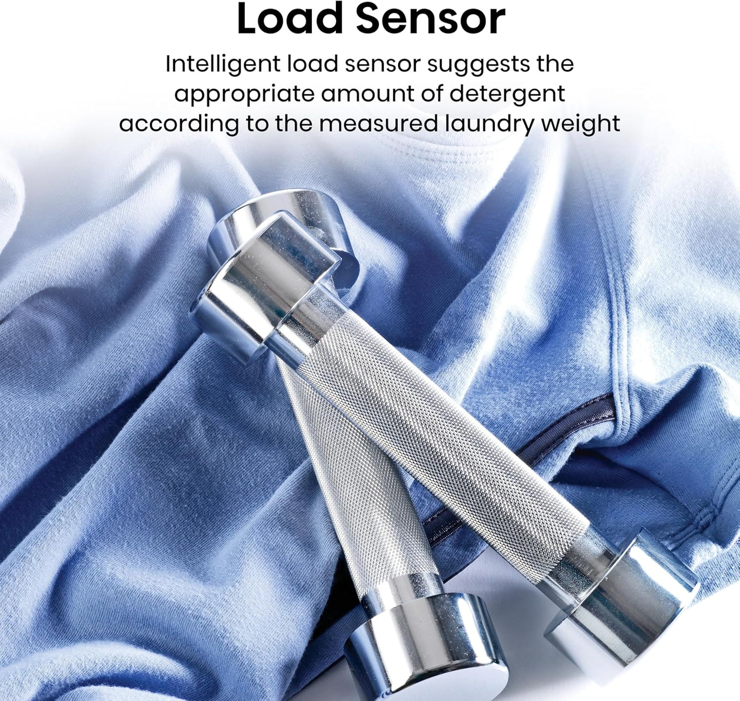 WF1G7021BW Freestanding 7 Kg-Front Load Durable Inverter Washing Machine, Steam Wash-Quick Wash-15 Washing Programs-1200 Rpm-White-Energy Rating B