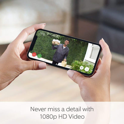 Video Doorbell Wired | Doorbell Security Camera with 1080P HD Video, Advanced Motion Detection, Hardwired (Existing Doorbell Wi Required) | 30-Day Free Trial of  Home