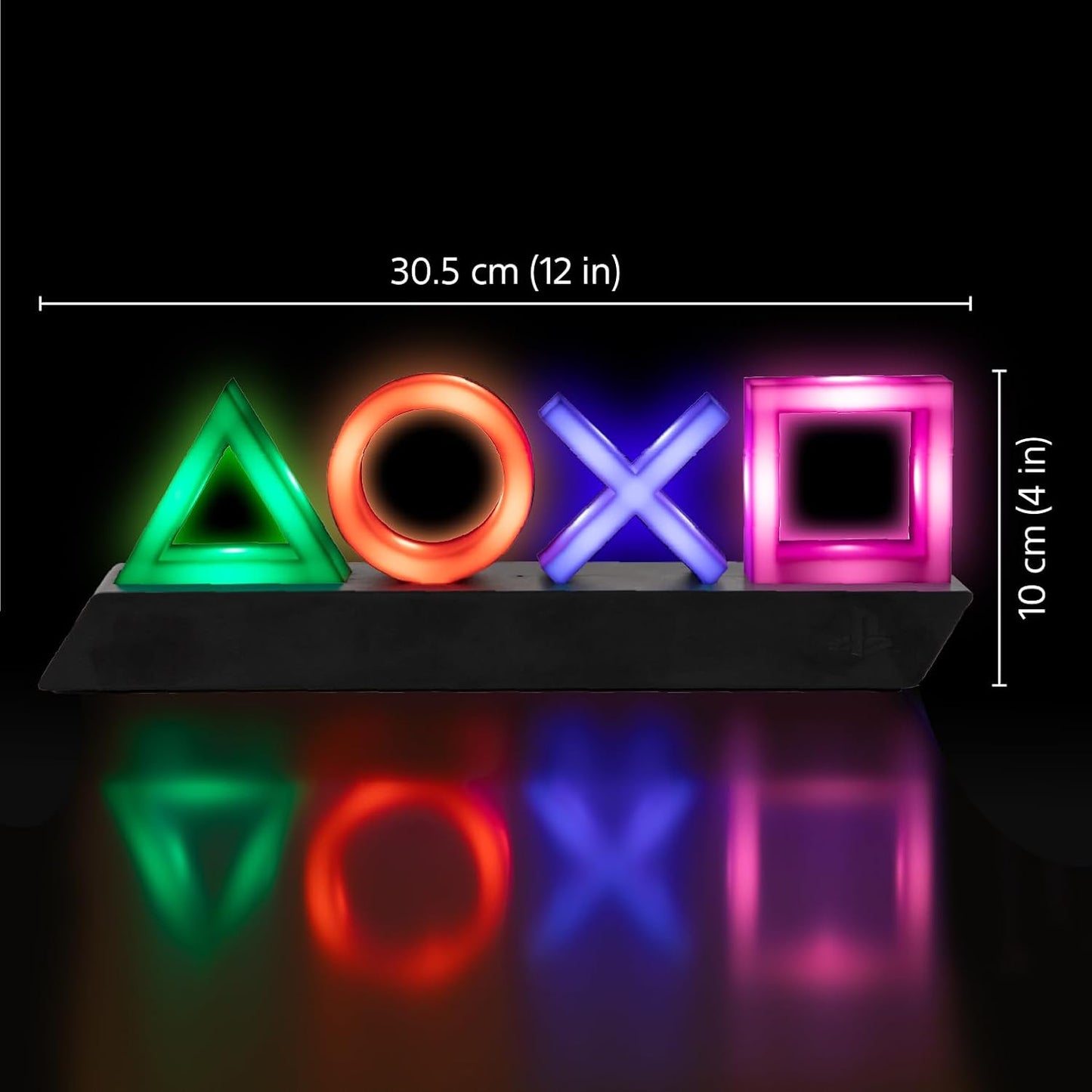 Playstation Icons Light with 3 Light Modes - Sound Reactive, Dynamic Phasing, and Standard Mode - Gaming Room Decor and Gamer Lighting |